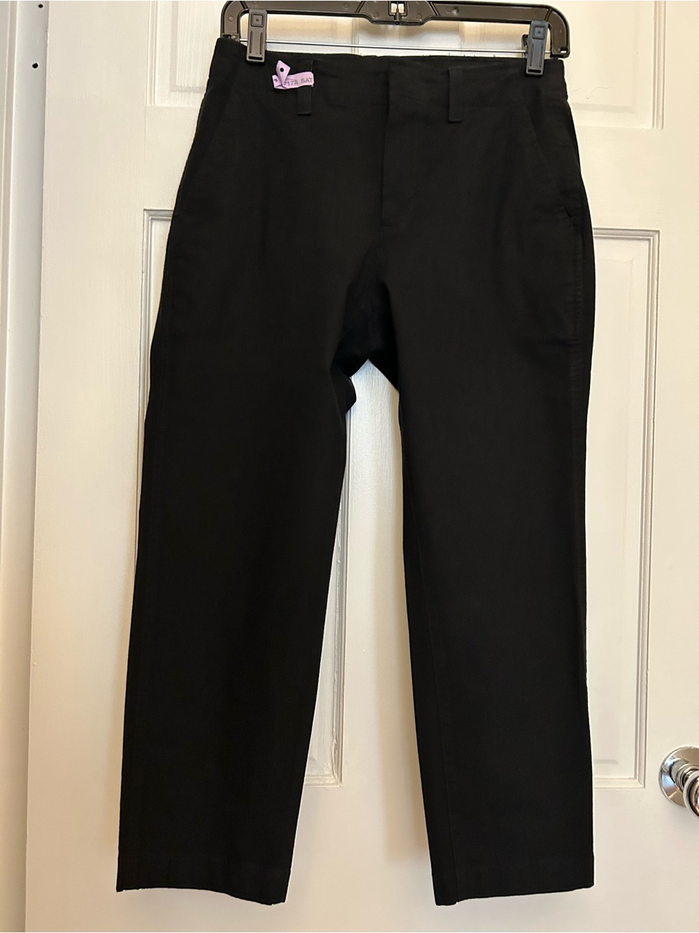 GAP Black Capris Straight-Leg Pants